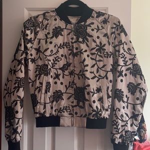 LF Seek The Label silk bomber sz Small